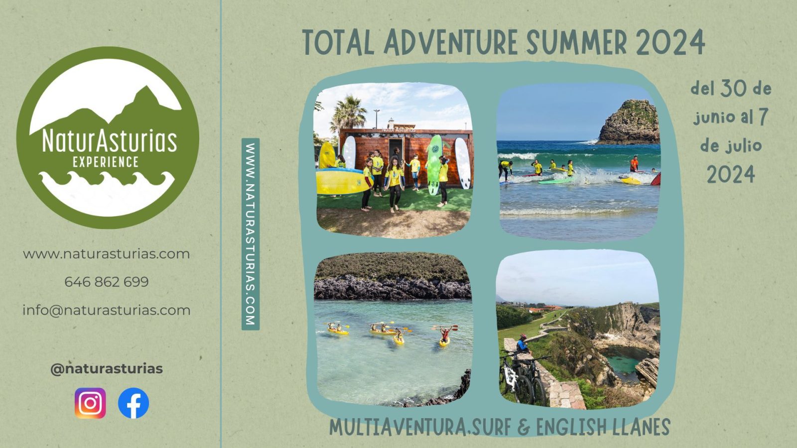 SURF CAMPS MULTIAVENTURA & ENGLISH