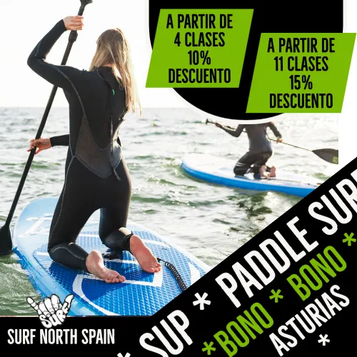 Paddle surf Asturias. Bono oferta