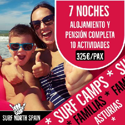 OFERTA SURF CAMPS FAMILIAS 7 NOCHES