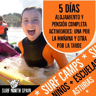 OFERTA SURF CAMP NIÑOS 5 DÍAS