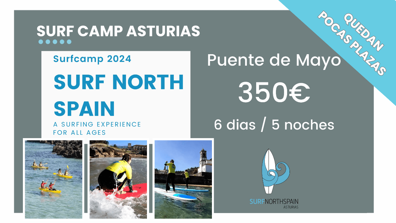Surf Camps Puente de Mayo 2024 – del 30 al 5 de mayo